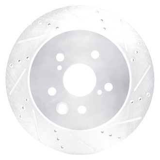 DFC® - Premium Drilled and Slotted Rear Passenger Side Brake Rotor