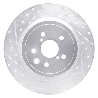 DFC® - Premium Drilled and Slotted Rear Driver Side Brake Rotor