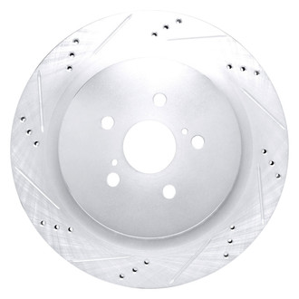 DFC® - Premium Drilled and Slotted Rear Driver Side Brake Rotor