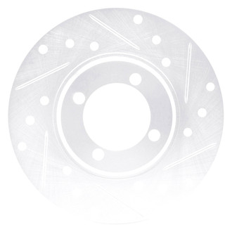 DFC® - Premium Drilled and Slotted Front Passenger Side Brake Rotor
