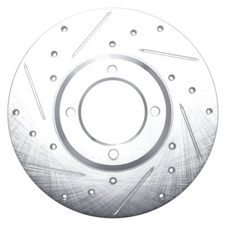 DFC® - Premium Drilled and Slotted Front Driver Side Brake Rotor