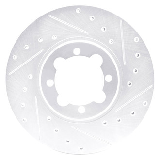DFC® - Premium Drilled and Slotted Front Passenger Side Brake Rotor