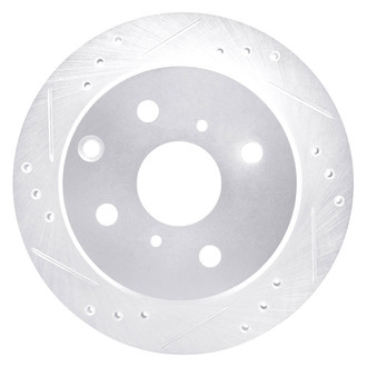 DFC® - Premium Drilled and Slotted Rear Driver Side Brake Rotor