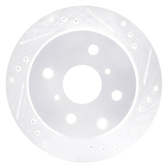 DFC® - Premium Drilled and Slotted Rear Passenger Side Brake Rotor