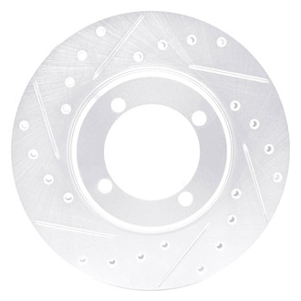 DFC® - Premium Drilled and Slotted Front Driver Side Brake Rotor