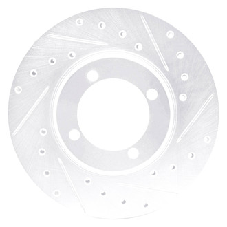 DFC® - Premium Drilled and Slotted Front Passenger Side Brake Rotor