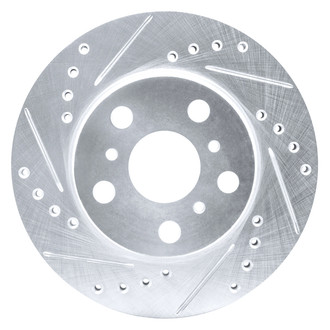 DFC® - Premium Drilled and Slotted Front Driver Side Brake Rotor