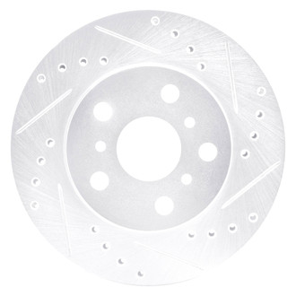 DFC® - Premium Drilled and Slotted Front Passenger Side Brake Rotor