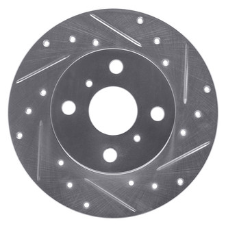DFC® - Premium Drilled and Slotted Front Passenger Side Brake Rotor