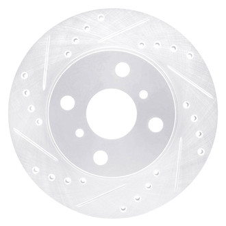 DFC® - Premium Drilled and Slotted Front Driver Side Brake Rotor