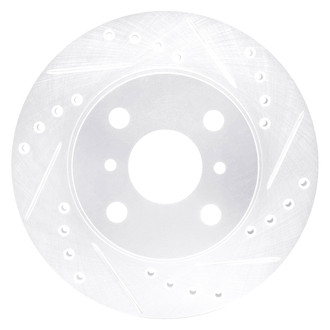 DFC® - Premium Drilled and Slotted Front Passenger Side Brake Rotor