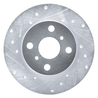 DFC® - Premium Drilled and Slotted Front Brake Rotor