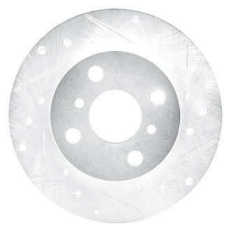 DFC® - Premium Drilled and Slotted Front Passenger Side Brake Rotor