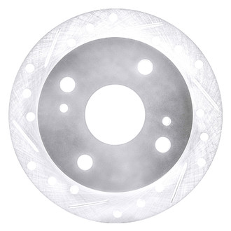 DFC® - Premium Drilled and Slotted Rear Driver Side Brake Rotor