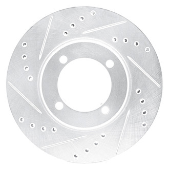 DFC® - Premium Drilled and Slotted Front Driver Side Brake Rotor
