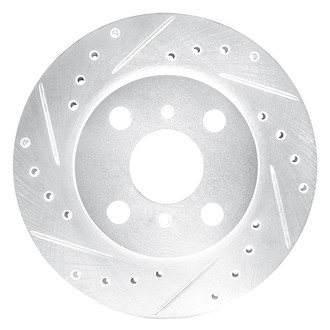 DFC® - Premium Drilled and Slotted Front Driver Side Brake Rotor