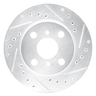 DFC® - Premium Drilled and Slotted Front Passenger Side Brake Rotor