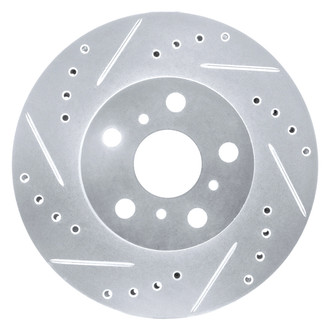 DFC® - Premium Drilled and Slotted Front Driver Side Brake Rotor