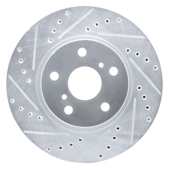 DFC® - Premium Drilled and Slotted Front Driver Side Brake Rotor