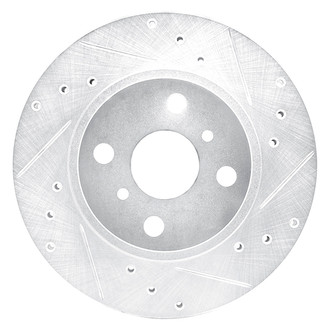 DFC® - Premium Drilled and Slotted Front Passenger Side Brake Rotor