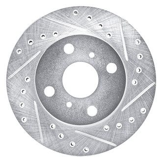 DFC® - Premium Drilled and Slotted Front Passenger Side Brake Rotor