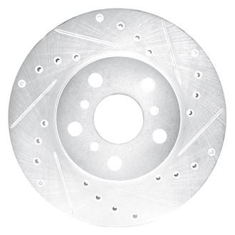 DFC® - Premium Drilled and Slotted Front Passenger Side Brake Rotor