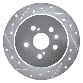 DFC® - Premium Drilled and Slotted Rear Driver Side Brake Rotor