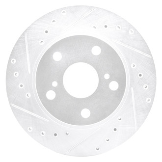 DFC® - Premium Drilled and Slotted Front Driver Side Brake Rotor