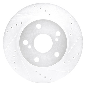 DFC® - Premium Drilled and Slotted Front Passenger Side Brake Rotor