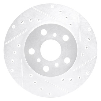 DFC® - Premium Drilled and Slotted Front Passenger Side Brake Rotor