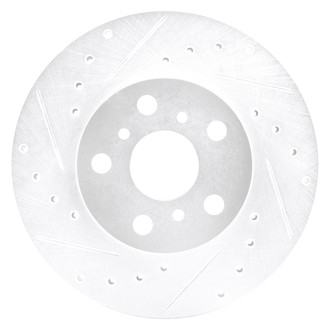 DFC® - Premium Drilled and Slotted Front Driver Side Brake Rotor