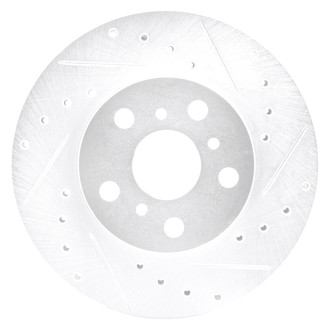 DFC® - Premium Drilled and Slotted Front Passenger Side Brake Rotor