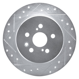 DFC® - Premium Drilled and Slotted Rear Driver Side Brake Rotor