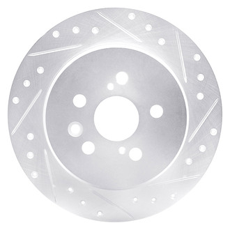 DFC® - Premium Drilled and Slotted Rear Passenger Side Brake Rotor