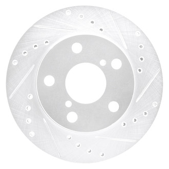 DFC® - Premium Drilled and Slotted Front Passenger Side Brake Rotor