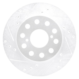 DFC® - Premium Drilled and Slotted Rear Driver Side Brake Rotor