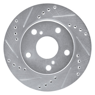 DFC® - Premium Drilled and Slotted Front Driver Side Brake Rotor