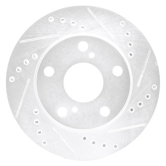DFC® - Premium Drilled and Slotted Front Passenger Side Brake Rotor