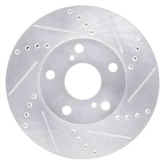 DFC® - Premium Drilled and Slotted Front Passenger Side Brake Rotor
