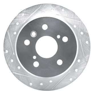 DFC® - Premium Drilled and Slotted Rear Driver Side Brake Rotor