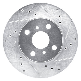 DFC® - Premium Drilled and Slotted Front Passenger Side Brake Rotor