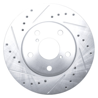 DFC® - Premium Drilled and Slotted Front Driver Side Brake Rotor
