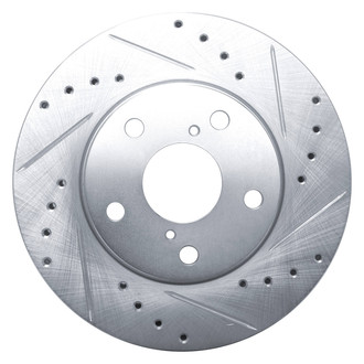 DFC® - Premium Drilled and Slotted Front Passenger Side Brake Rotor