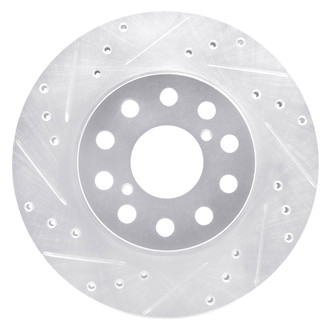 DFC® - Premium Drilled and Slotted Rear Driver Side Brake Rotor