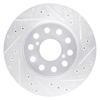 DFC® - Premium Drilled and Slotted Rear Passenger Side Brake Rotor