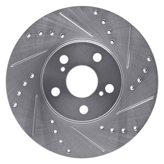 DFC® - Premium Drilled and Slotted Front Passenger Side Brake Rotor