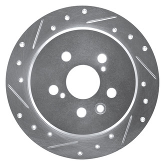 DFC® - Premium Drilled and Slotted Rear Driver Side Brake Rotor