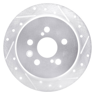 DFC® - Premium Drilled and Slotted Rear Passenger Side Brake Rotor