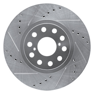 DFC® - Premium Drilled and Slotted Front Driver Side Brake Rotor
