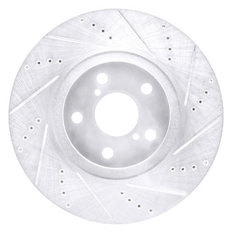 DFC® - Premium Drilled and Slotted Front Driver Side Brake Rotor